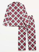 Image number 2 showing, Gender-Neutral Printed Flannel Pajama Pants Set for Kids