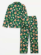 Image 2 de 3, Pantalon de pyjama en flanelle à motif unisexe pour enfant