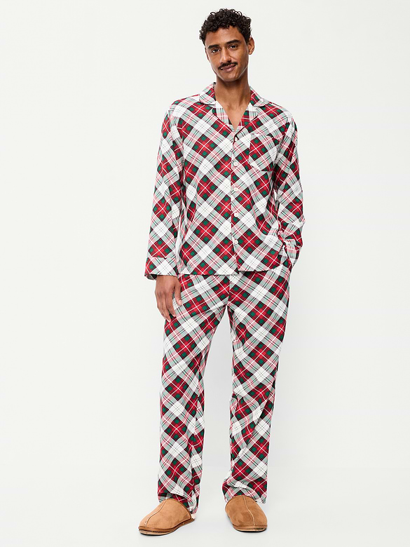 Flannel Pajama Pant Set for Men