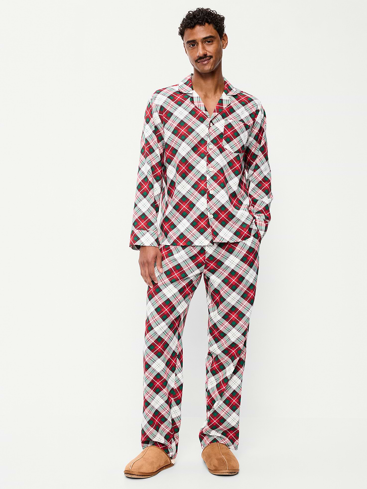 Image number 1 showing, Flannel Pajama Pant Set for Men