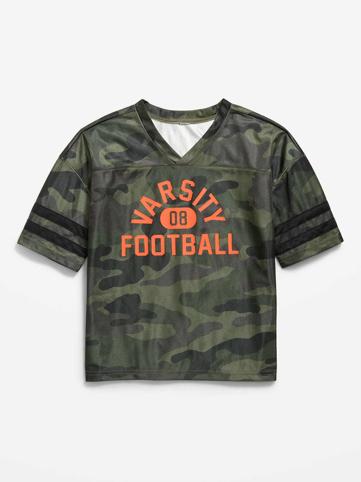 Image number 1 showing, Oversized Football-Style Lifestyle Jersey T-Shirt for Boys