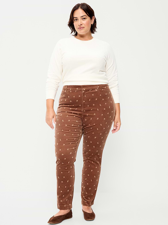 High-Waisted Pixie Skinny Ankle Pants