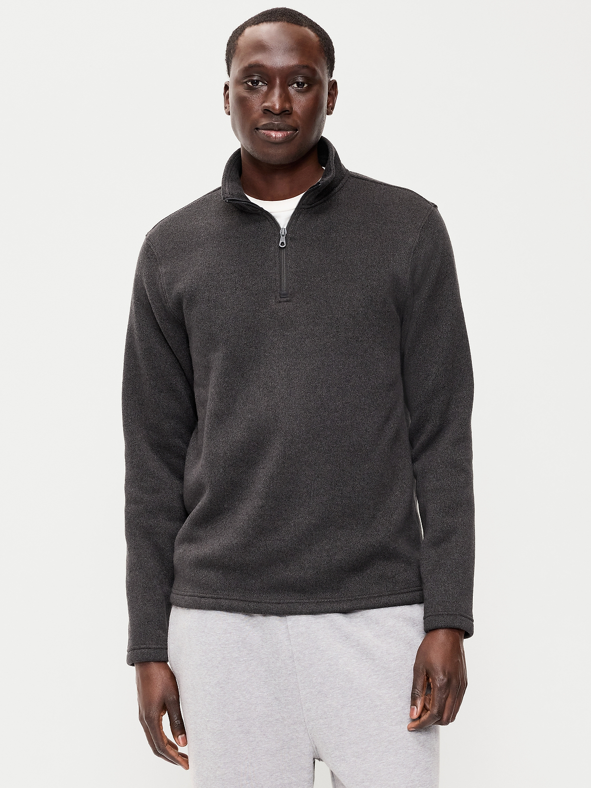 Sweater Fleece Quarter-Zip | Old Navy
