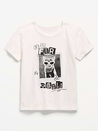 Image number 1 showing, Short-Sleeve Graphic T-Shirt for Girls