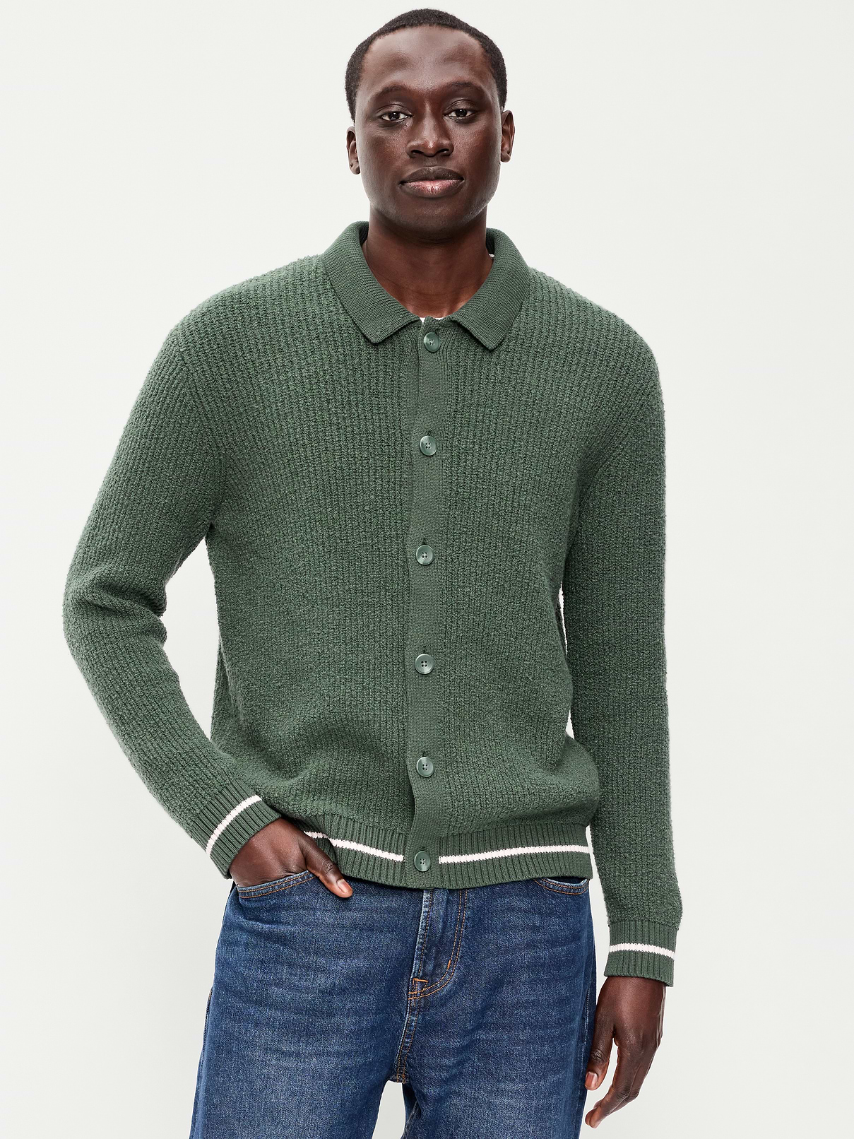 Image number 1 showing, Long-Sleeve Sweater Shirt