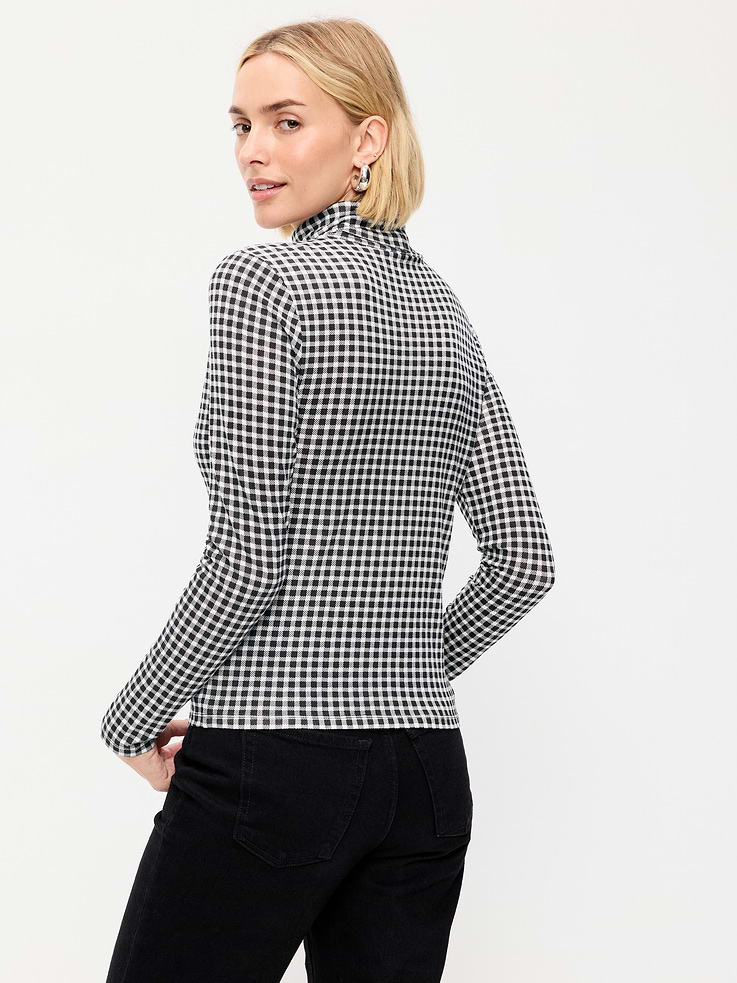Image number 2 showing, Slim-Fit Printed Turtleneck