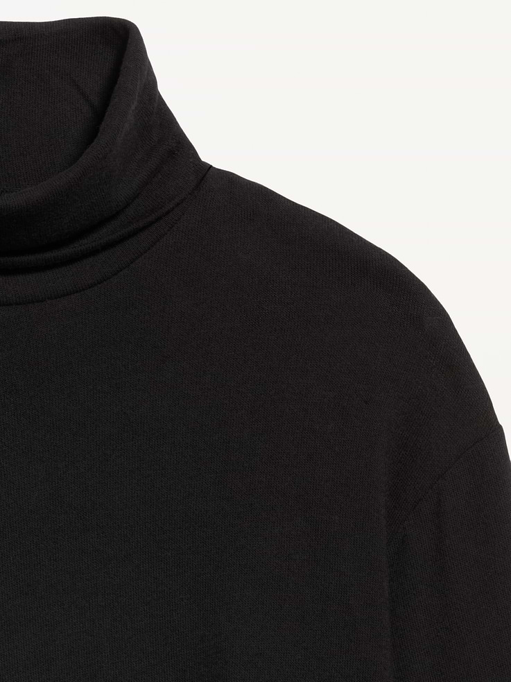 Image 4 of 5, Long-Sleeve Oversized Turtleneck Sweater
