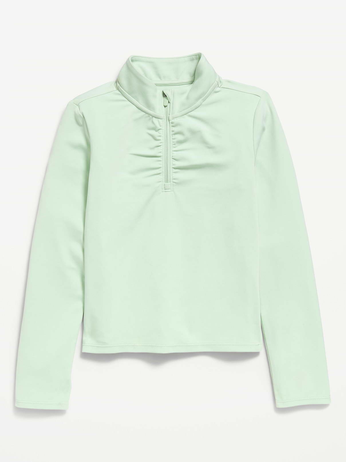 Image number 3 showing, StudioSmooth Half-Zip Performance Top for Girls