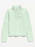 Image number 3 showing, StudioSmooth Half-Zip Performance Top for Girls