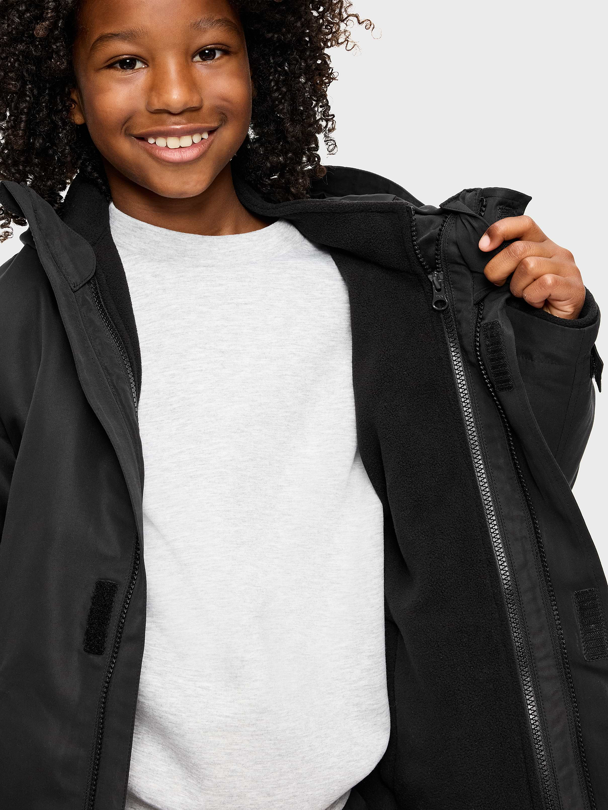 Image 2 of 4, Water-Resistant 2-In-1 Snow Jacket for Boys