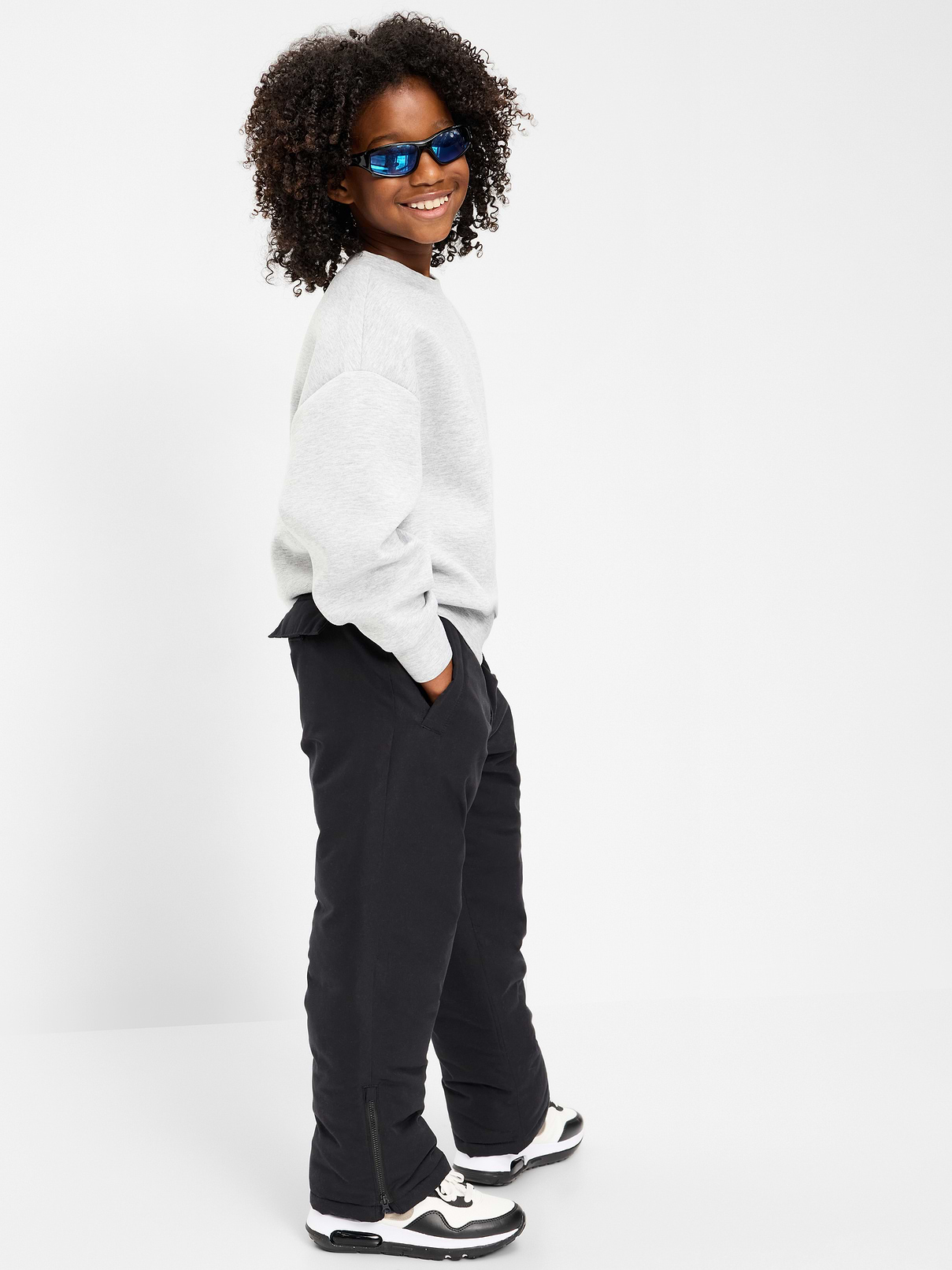 Image 3 of 4, Water-Resistant Snow Pants for Boys