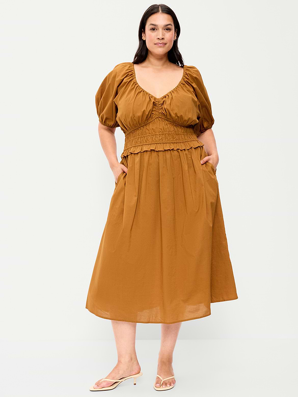 Fit & Flare Prairie Midi Dress
