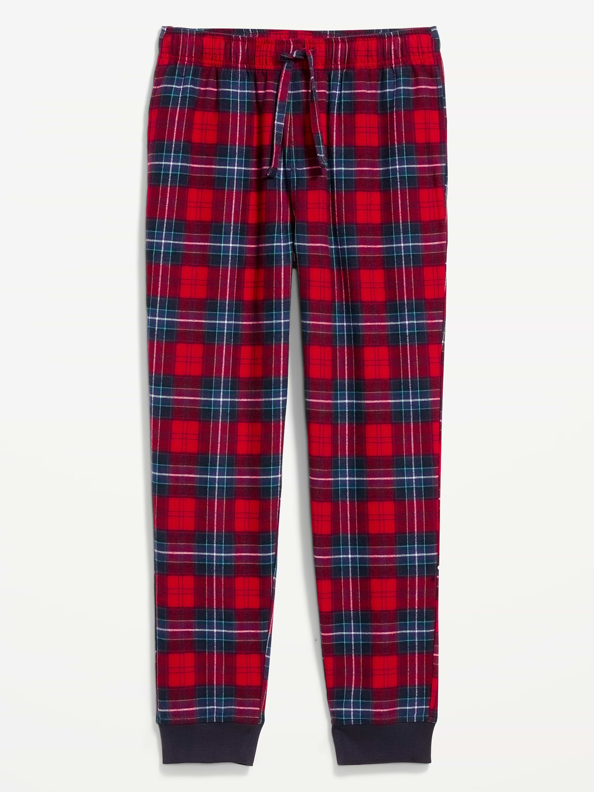Image 3 of 3, Plaid Flannel Pajama Joggers for Men
