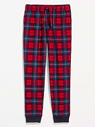 Image 3 of 3, Plaid Flannel Pajama Joggers for Men
