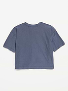 L'image numéro 4 présente T-shirt droit à manches courtes NuageSport pour fille