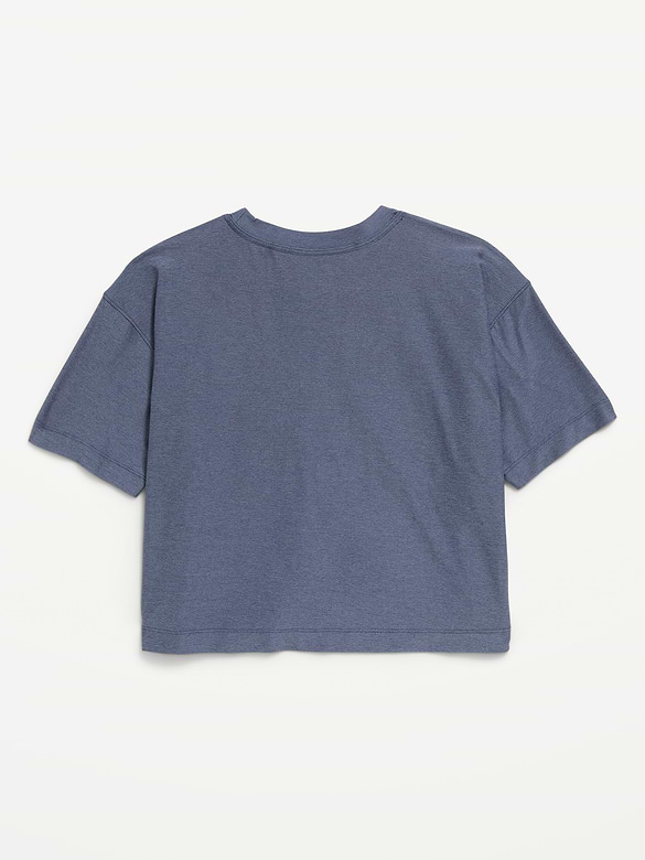 CloudMotion Short-Sleeve Boxy T-Shirt for Girls