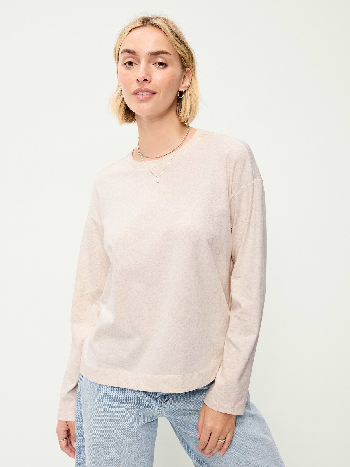 Vintage Long-Sleeve Crew-Neck T-Shirt