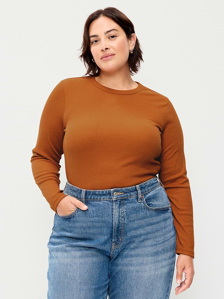 Image number 7 showing, Snug Long-Sleeve Crew-Neck T-Shirt