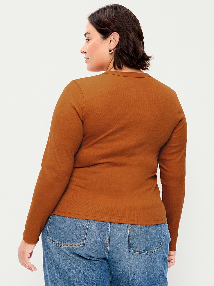 Image number 8 showing, Snug Long-Sleeve Crew-Neck T-Shirt