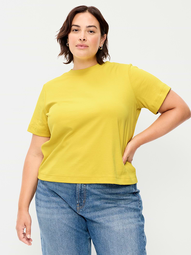 Image 7 of 8, Heavyweight Crew-Neck T-Shirt