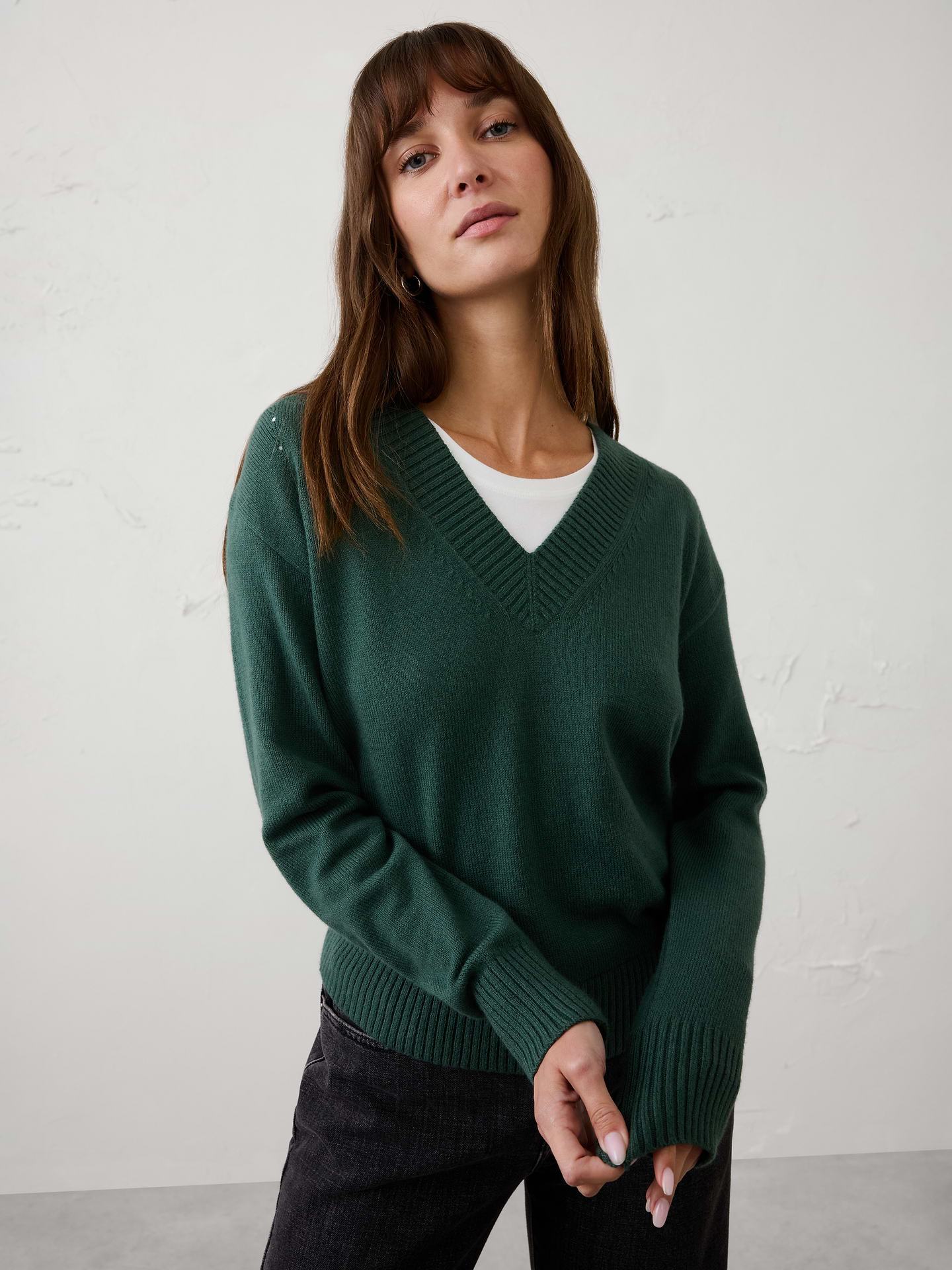 Image number 1 showing, Perfectly Soft V-Neck Sweater