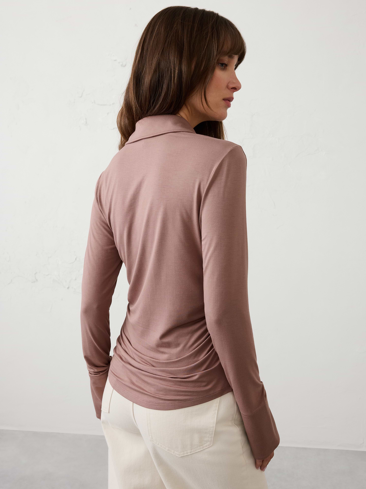 Image number 2 showing, Sheen Slub Collared Top