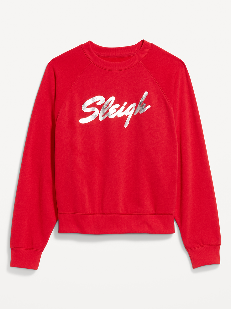 Image 8 of 9, Oversized Raglan Sweatshirt