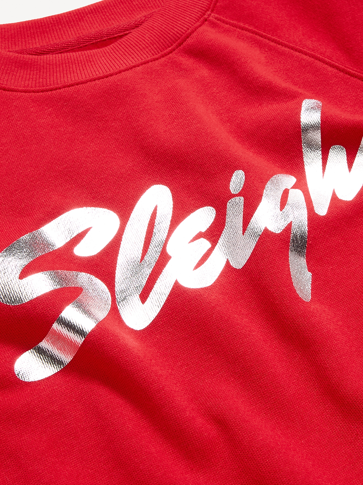 Image 9 of 9, Oversized Raglan Sweatshirt