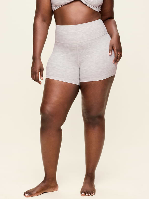 High-Waisted StudioSmooth Biker Shorts -- 4-inch inseam