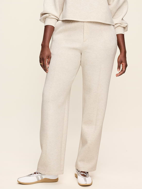 High-Waisted Bounce Fleece Trouser Sweatpants