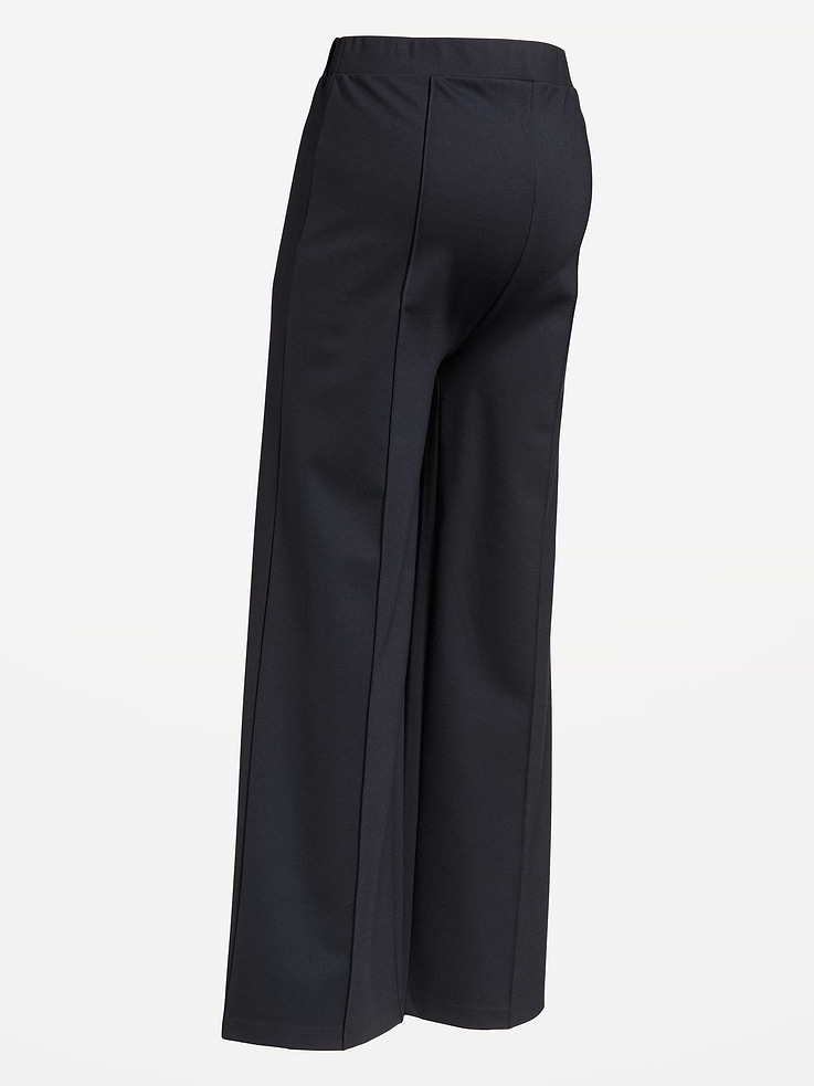 Image 2 of 3, Maternity Over-the-Bump Stevie Wide-Leg Pants