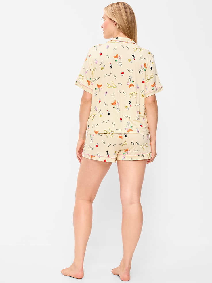 Image number 5 showing, Sunday Sleep Knit Jersey Short Set