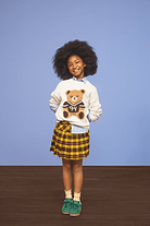 Image number 1 showing, Long-Sleeve Pullover Sweater for Girls