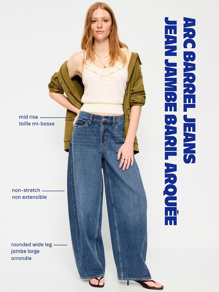 Image number 5 showing, The Arc Mid-Rise Barrel Jeans