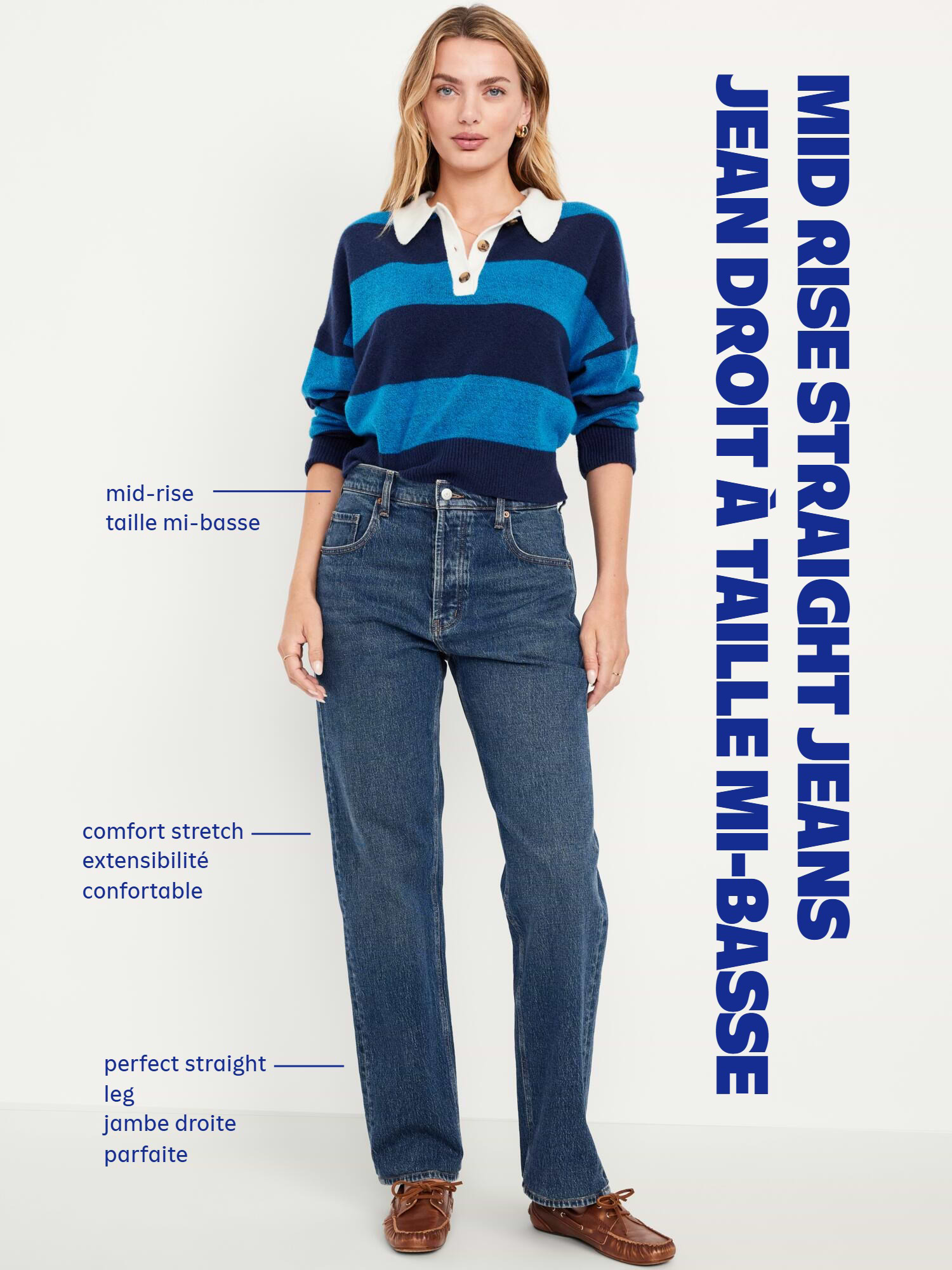 Image number 5 showing, Mid-Rise Straight Jeans