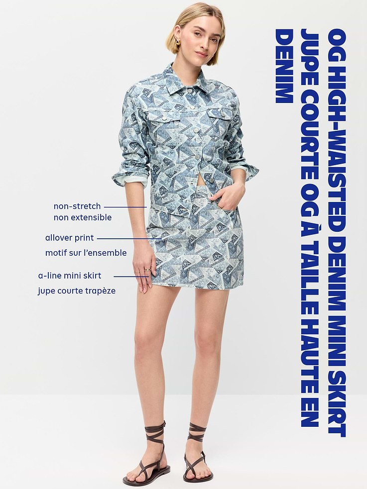 Image number 6 showing, OG High-Waisted Denim Mini Skirt