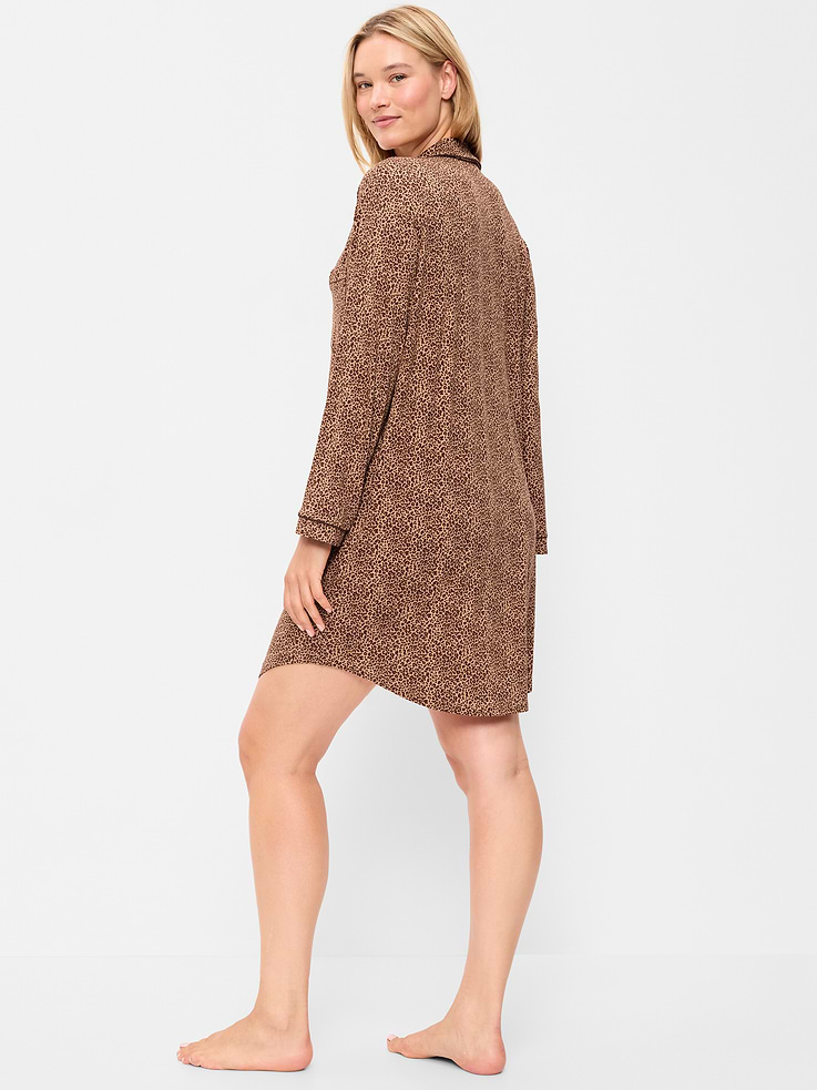 Image number 5 showing, Knit Jersey Sleep Dress