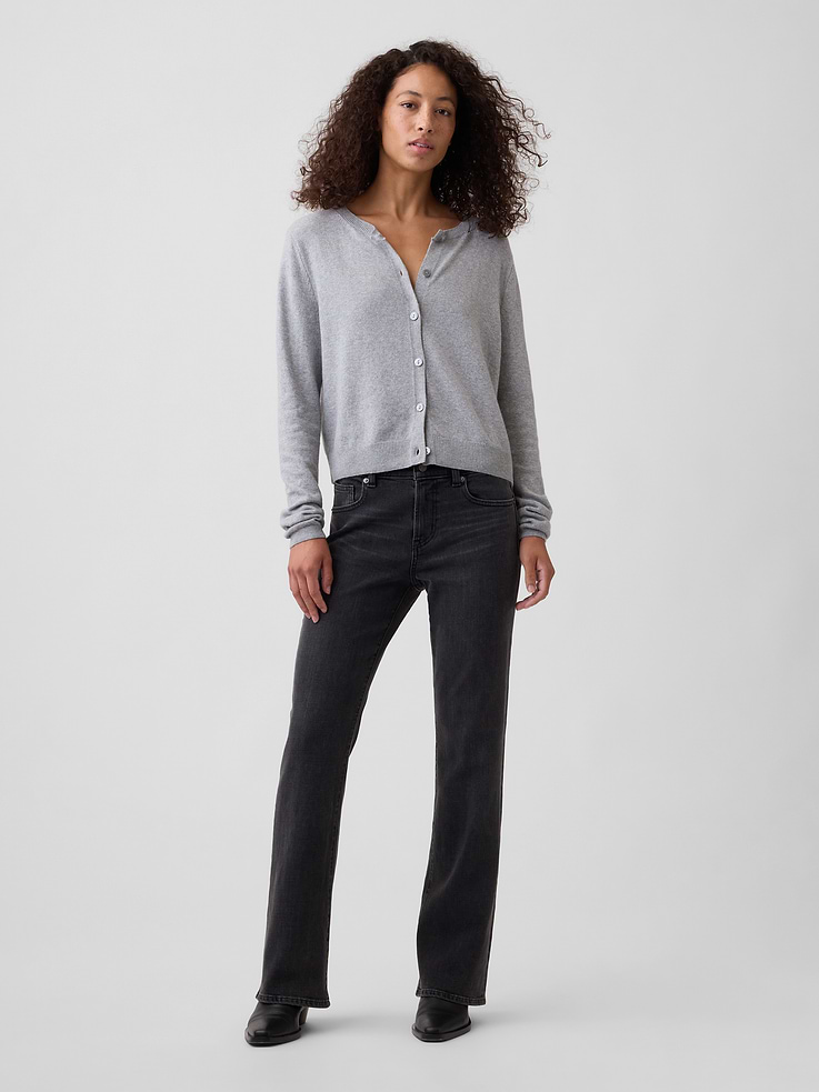 Image number 1 showing, Mid Rise Boot Jeans