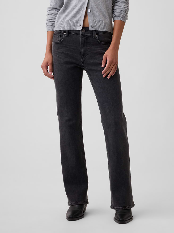 Image number 2 showing, Mid Rise Boot Jeans