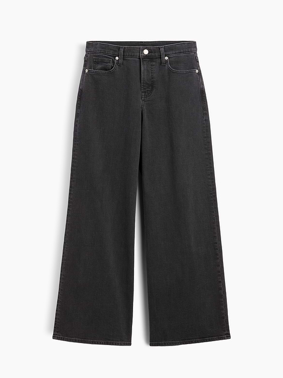 Mid Rise Wide-Leg Jeans