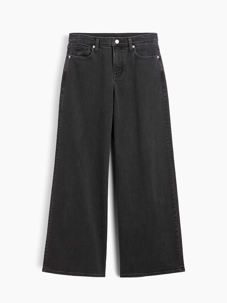 Image number 5 showing, Mid Rise Wide-Leg Jeans
