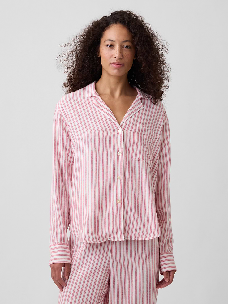 Image number 1 showing, Flannel PJ Shirt