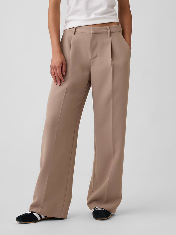 100% Recycled Easy Crepe Trousers