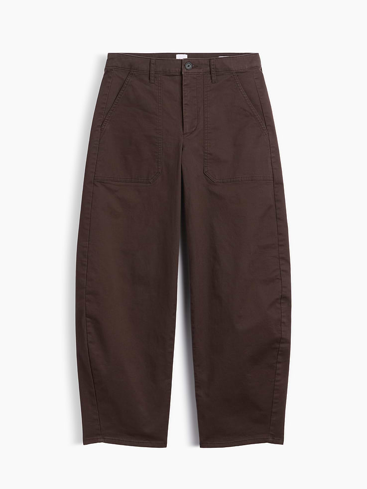 Image number 5 showing, Mid Rise Barrel Khakis