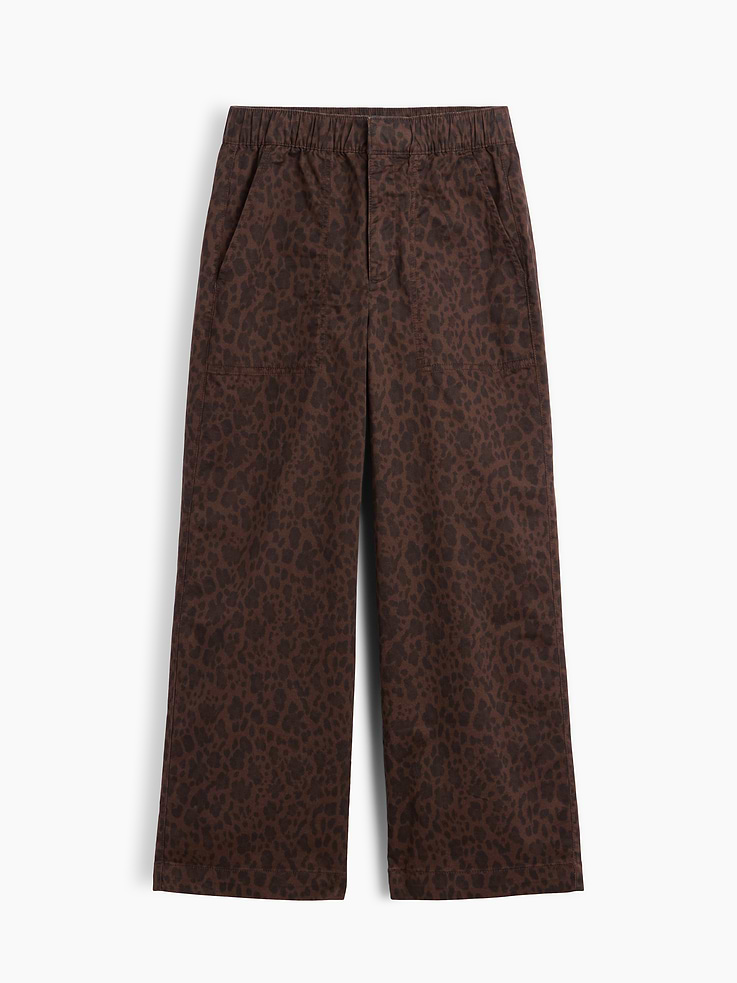 Image number 5 showing, Mid Rise Wide-Leg Khakis
