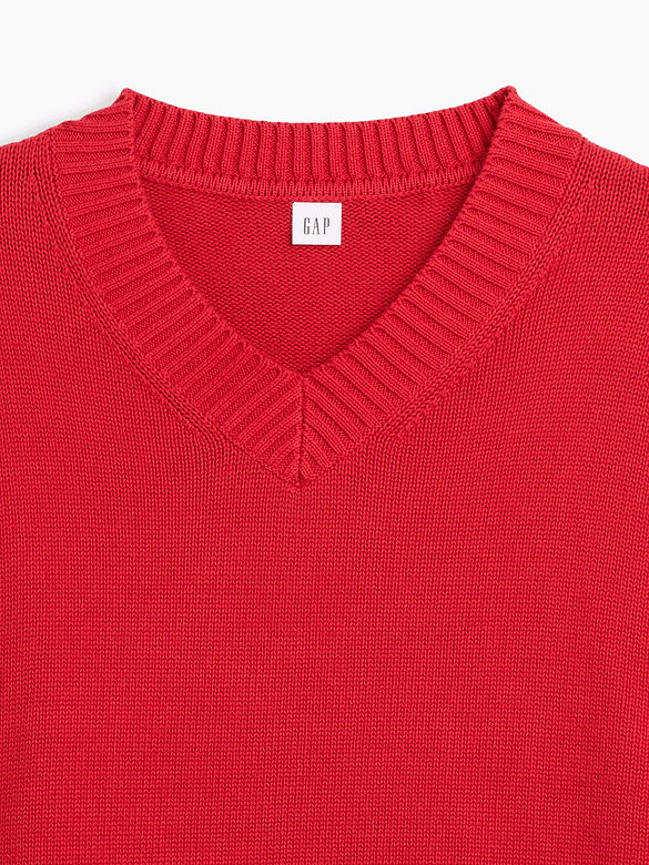 Oversized V-Neck Sweater