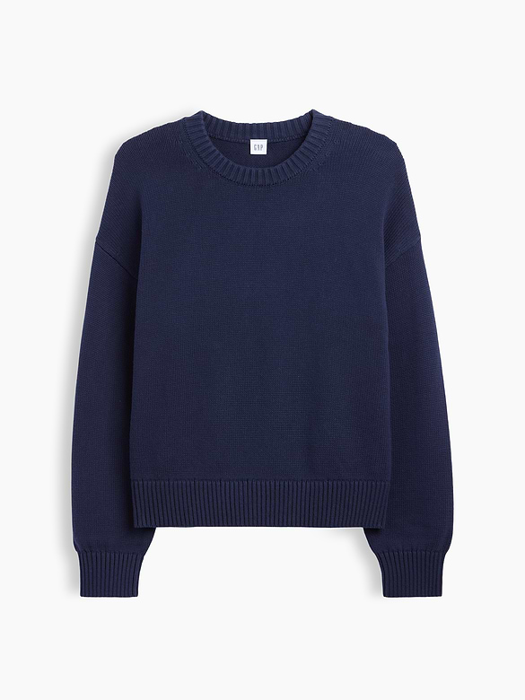 Relaxed Stripe Crewneck Sweater