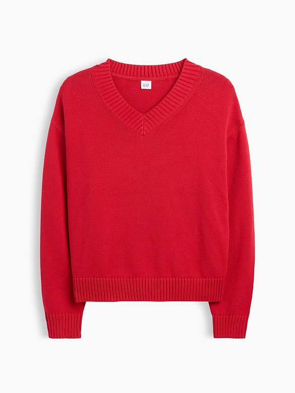 Oversized V-Neck Sweater