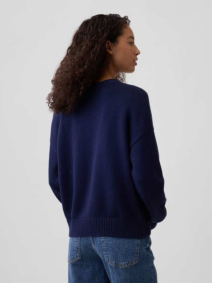 Image number 2 showing, Relaxed Stripe Crewneck Sweater