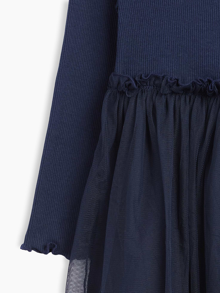 Image 2 of 3, babyGap Ribbed Tulle Dress